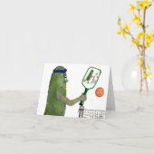 Pickleball Friends Blank Inside Grußkarte Karte (Gelbe Blume)