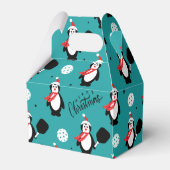 🐧 Pickleball Frohe Weihnachten 🎁 Gefallen Box Geschenkschachtel (Rückseite)