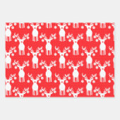 😍 Pickleball 🎄 frohe Weihnachten Geschenkpapier Set (Vorderseite)