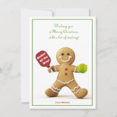 Pickleball 🎄 Frohe Weihnachten, Sondertext (Vorderseite)