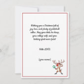 Pickleball 🎄 Frohe Weihnachten, Sondertext (Rückseite)