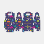 Pickleball 🎄 Frohe Weihnachten, Sondertext Geschenkschachtel (Ungefaltet)