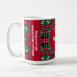 Pickleball 🎄 Frohe Weihnachten, Sondertext Kaffeetasse