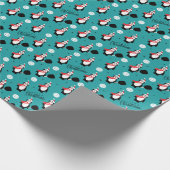 🐧 Pickleball Frohe Weihnachten 🎁 Wrapping Paper Geschenkpapier (Ecke)