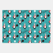  Pickleball 🎄 frohe Weihnachtsfeier  Geschenkpapier Set (Vorderseite)