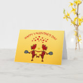 Pickleball Fun Valentine Karte (Gelbe Blume)