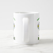 Pickleball Funny Coffee Mug Drinkware Kitchen Jumbo-Tasse (Rückseite)