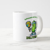 Pickleball Funny Coffee Mug Drinkware Kitchen Jumbo-Tasse (Vorderseite Rechts)