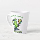 Pickleball Funny Coffee Mug Drinkware Kitchen Milchtasse (Linke Ecke)