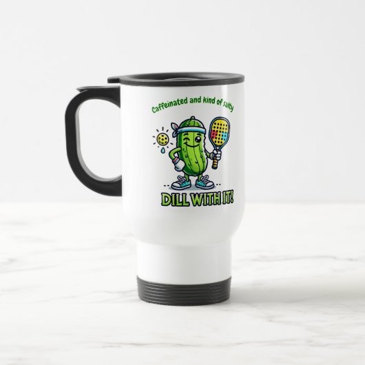 Pickleball Funny Coffee Mug Drinkware Kitchen Reisebecher (Links)