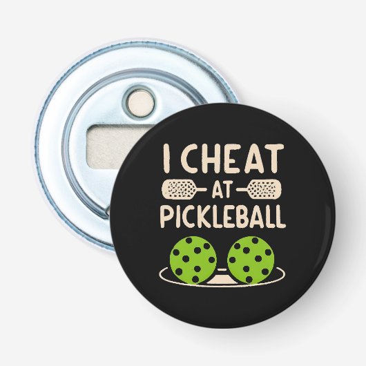 Pickleball Funny Flaschenöffner (Vorderseite)