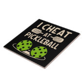 Pickleball Funny Fliese (Seite)