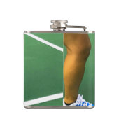 Pickleball Funny No Strings angefügt Flachmann (Rückseite)