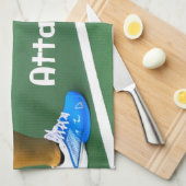 Pickleball Funny No Strings angefügt Geschirrtuch (Viertel Falte)