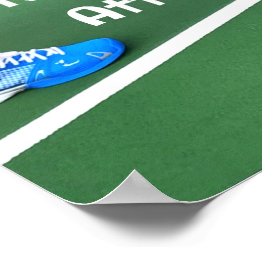 Pickleball Funny No Strings angefügt Poster (Ecke)