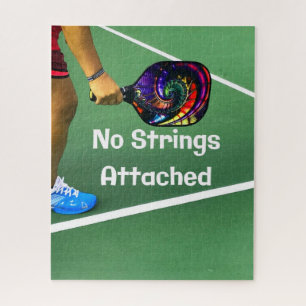 Pickleball Funny No Strings angefügt Puzzle