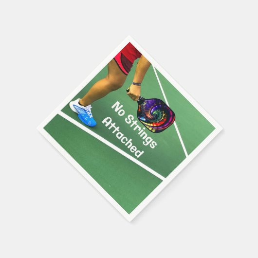 Pickleball Funny No Strings angefügt Serviette (Ecke)
