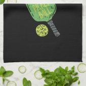 Pickleball Funny Pickleball Geschenke Geschirrtuch (Gefaltet)