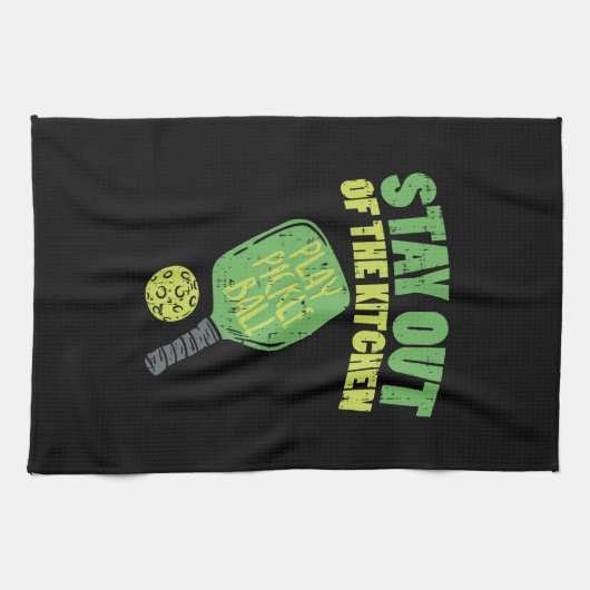 Pickleball Funny Pickleball Geschenke Geschirrtuch (Horizontal)