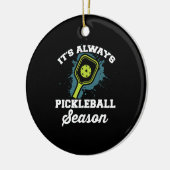 Pickleball Funny Pickleball Geschenke Keramik Ornament (Links)