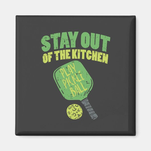 Pickleball Funny Pickleball Geschenke Magnet (Vorne)