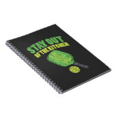 Pickleball Funny Pickleball Geschenke Notizblock (Rechte Seite)