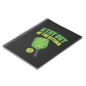 Pickleball Funny Pickleball Geschenke Notizblock (Linke Seite)