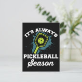 Pickleball Funny Pickleball Geschenke Postkarte (Stehend Vorderseite)