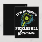 Pickleball Funny Pickleball Geschenke Postkarte (Vorne/Hinten)