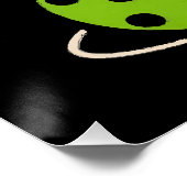 Pickleball Funny Poster (Ecke)