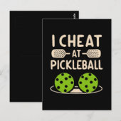 Pickleball Funny Postkarte (Vorne/Hinten)