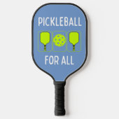 Pickleball für alle Paddeln und Ball Gelb Pickleball Schläger (Vorderseite)
