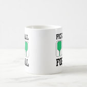 Pickleball für alle Paddels und Ball Green Kaffeetasse (Mittel)