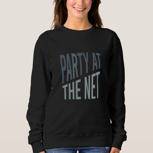 Pickleball für Dinking-Party am Netz Sweatshirt (Vorderseite)