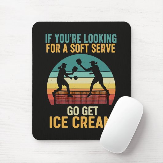 Pickleball für Männer Frauen Mousepad (Mit Mouse)