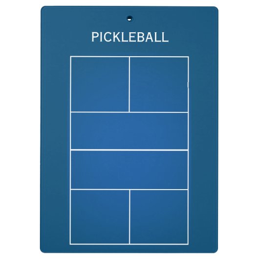 Pickleball für Trainer und Spieler Klemmbrett (Rückseite)