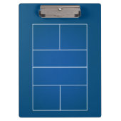 Pickleball für Trainer und Spieler Klemmbrett (Vorderseite)