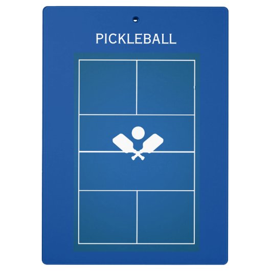 Pickleball für Trainer und Spieler Klemmbrett (Rückseite)