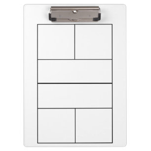 Pickleball für Trainer und Spieler Klemmbrett