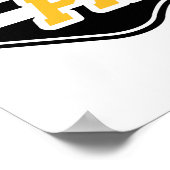 Pickleball fürchtet mein Paddel Poster (Ecke)