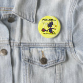 Pickleball furchtloser Spaß Button (Beispiel)