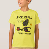 Pickleball furchtloser Spaß T-Shirt (Vorderseite)