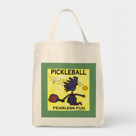 Pickleball furchtloser Spaß Tragetasche (Vorne)