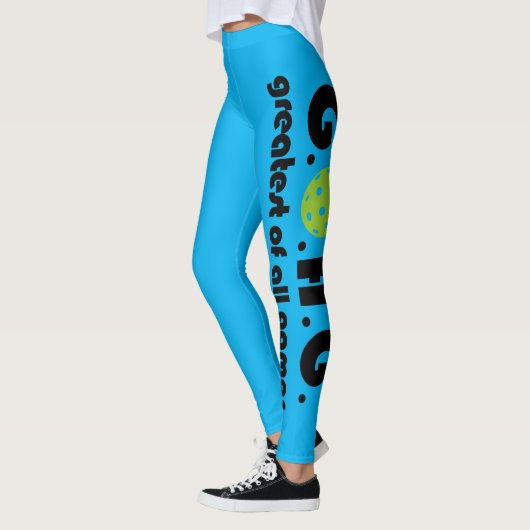 Pickleball G.O.A.G - die beststen aller Spiele Leggings (Links)