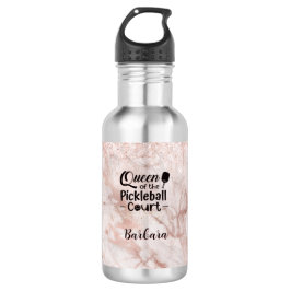 PIckleball Gal Queen vom Gericht Edelstahlflasche
