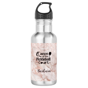 PIckleball Gal Queen vom Gericht Edelstahlflasche