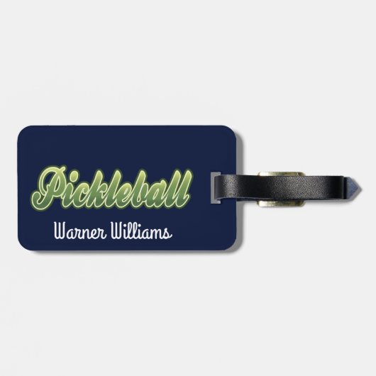 Pickleball Gang-Taschen-Umbau Gepäckanhänger (Rückseite horizontal)