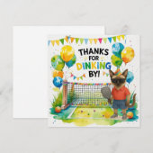Pickleball Geburtstag Dankeskarte (Vorne/Hinten)