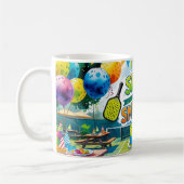 Pickleball Geburtstag Kaffeetasse (Links)