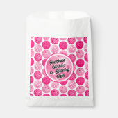 Pickleball Geburtstagsparty Pink White Personalisi Geschenktütchen (Vorderseite)